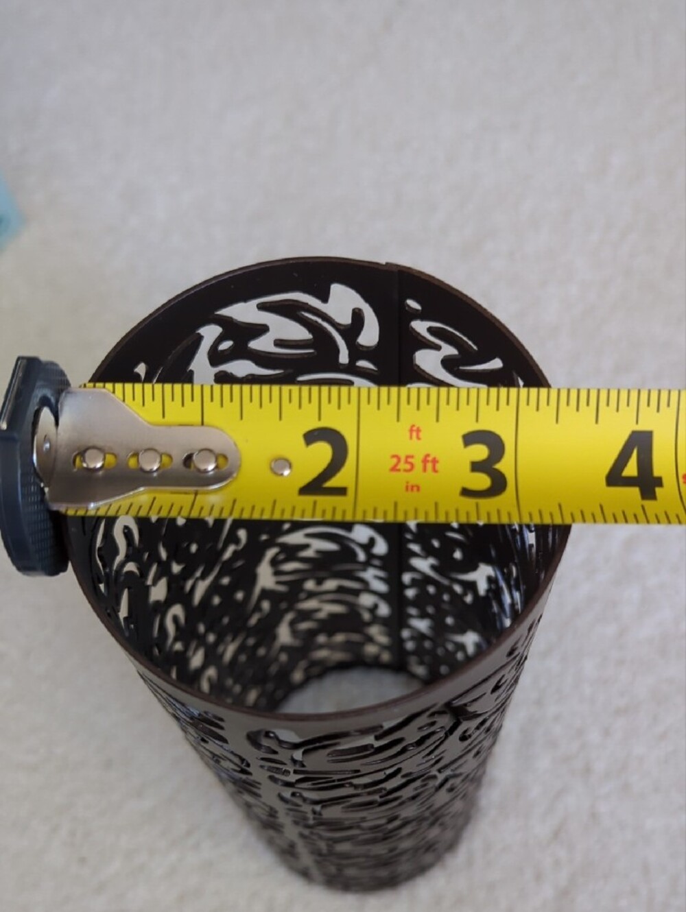 PartyLite Thai Inspiration Tall Pillar Sleeve - Bronze - Picture 6 of 12